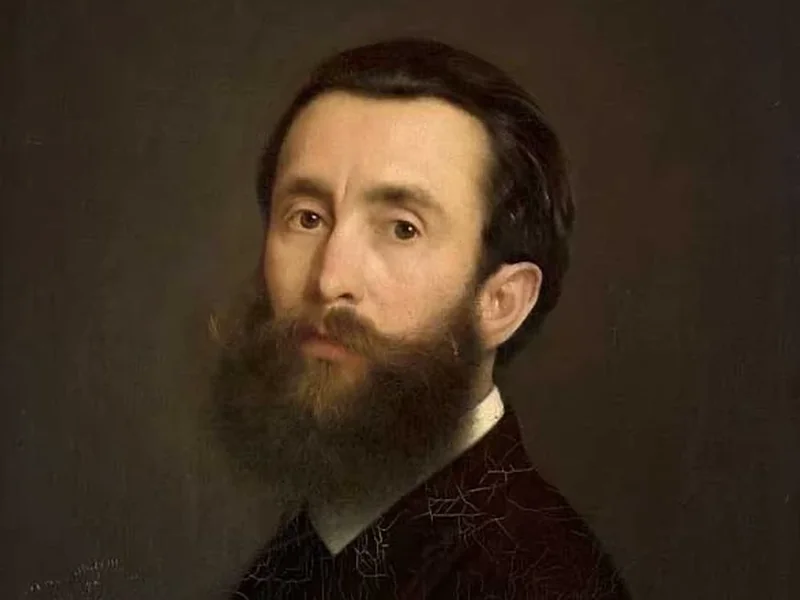 1834-Henryk Radosław Stolzman - Autoritratto 1875